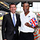 Colin Jackson and Seb Coe